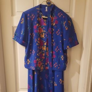 Leslie Fay Petite 2 piece Dress